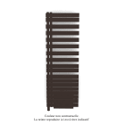 Acova - Fassane Spa Asym EL +Air, gauche, Dark Brown, 1000W, H 1741mm / L 550mm