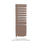 Acova - Fassane Spa Asym EL +Air, gauche, Terracotta Faded, 1000W, H 1741mm / L 550mm