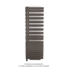 Acova - Fassane Spa Asym EL +Air, gauche, Brown Quartz, 1000W, H 1741mm / L 550mm