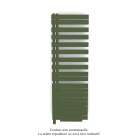 Acova - Fassane Spa Asym EL +Air, gauche, Olive Green, 1000W, H 1741mm / L 550mm
