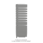 Acova - Fassane Spa Asym EL +Air, gauche, Telegrey 2, 1000W, H 1741mm / L 550mm