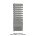 Acova - Fassane Spa Asym EL +Air, gauche, Grey Aluminium, 1000W, H 1741mm / L 550mm
