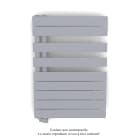 Acova - Fassane Spa Asym EL gauche régulation IHD,Light Jeans,500W,H860mm/L550mm