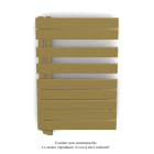 Acova - Fassane Spa Asym EL gauche régulation IHD,Beach Gold,500W,H860mm/L550mm