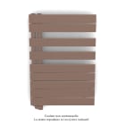 Acova - Fassane Spa Asym EL gauche régulation IHD,Terracotta Faded,500W,H860mm/L550mm