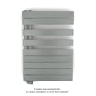 Acova - Fassane Spa Asym EL gauche régulation IHD,Titane,500W,H860mm/L550mm