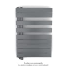 Acova - Fassane Spa Asym EL gauche régulation IHD,Anthracite,500W,H860mm/L550mm