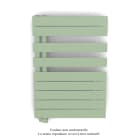Acova - Fassane Spa Asym EL gauche régulation IHD,Pastel Green,500W,H860mm/L550mm