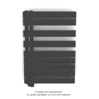 Acova - Fassane Spa Asym EL gauche régulation IHD,Umbra Grey,500W,H860mm/L550mm