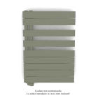 Acova - Fassane Spa Asym EL gauche régulation IHD,Cement Grey,500W,H860mm/L550mm