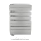 Acova - Fassane Spa Asym EL gauche régulation IHD,White Aluminium,500W,H860mm/L550mm