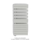 Acova - Fassane Spa Asym EL gauche régulation IHD,Light Grey,7500W,H1238mm/L550mm