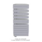 Acova - Fassane Spa Asym EL gauche régulation IHD,Light Jeans,7500W,H1238mm/L550mm