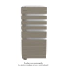 Acova - Fassane Spa Asym EL gauche régulation IHD,Concrete Grey,7500W,H1238mm/L550mm