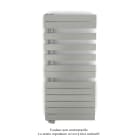 Acova - Fassane Spa Asym EL gauche régulation IHD,Inox Look,7500W,H1238mm/L550mm