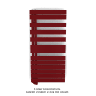 Acova - Fassane Spa Asym EL gauche régulation IHD,Ruby Red,7500W,H1238mm/L550mm