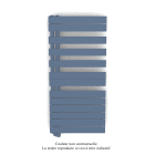 Acova - Fassane Spa Asym EL gauche régulation IHD,Pigeon Blue,7500W,H1238mm/L550mm