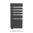 Acova - Fassane Spa Asym EL gauche régulation IHD,Umbra Grey,7500W,H1238mm/L550mm