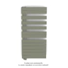 Acova - Fassane Spa Asym EL gauche régulation IHD,Cement Grey,7500W,H1238mm/L550mm