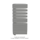 Acova - Fassane Spa Asym EL gauche régulation IHD,Telegrey 2,7500W,H1238mm/L550mm