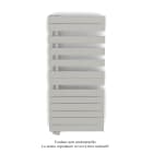 Acova - Fassane Spa Asym EL gauche régulation IHD,Telegrey 4,7500W,H1238mm/L550mm