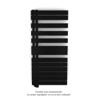 Acova - Fassane Spa Asym EL gauche régulation IHD,Jet Black,7500W,H1238mm/L550mm