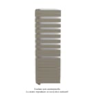 Acova - Fassane Spa Asym EL gauche régulation IHD,Concrete Grey,1000W,H1731mm/L550mm