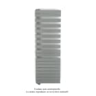 Acova - Fassane Spa Asym EL gauche régulation IHD,Titane,1000W,H1731mm/L550mm