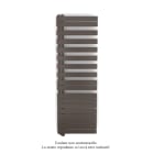 Acova - Fassane Spa Asym EL gauche régulation IHD,Brown Quartz,1000W,H1731mm/L550mm