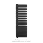 Acova - Fassane Spa Asym EL gauche régulation IHD,Black Quartz,1000W,H1731mm/L550mm