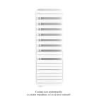 Acova - Fassane Spa Asym EL gauche régulation IHD,White Matt,1000W,H1731mm/L550mm