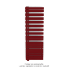 Acova - Fassane Spa Asym EL gauche régulation IHD,Ruby Red,1000W,H1731mm/L550mm