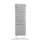 Acova - Fassane Spa Asym EL gauche régulation IHD,White Aluminium,1000W,H1731mm/L550mm