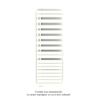 Acova - Fassane Spa Asym EL gauche régulation IHD,Pure White,1000W,H1731mm/L550mm