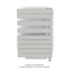 Acova - Fassane Spa Asym EL +Air, droite, Light Grey, 500W, H 870mm / L 550mm