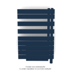 Acova - Fassane Spa Asym EL +Air, droite, Blue Night, 500W, H 870mm / L 550mm