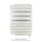 Acova - Fassane Spa Asym EL +Air, droite, White Quartz, 500W, H 870mm / L 550mm