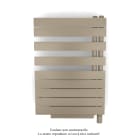 Acova - Fassane Spa Asym EL +Air, droite, Beige Quartz, 500W, H 870mm / L 550mm