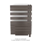Acova - Fassane Spa Asym EL +Air, droite, Brown Quartz, 500W, H 870mm / L 550mm