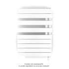 Acova - Fassane Spa Asym EL +Air, droite, White Matt, 500W, H 870mm / L 550mm