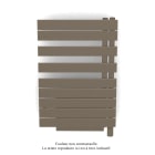 Acova - Fassane Spa Asym EL +Air, droite, Pearl Beige, 500W, H 870mm / L 550mm