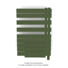 Acova - Fassane Spa Asym EL +Air, droite, Olive Green, 500W, H 870mm / L 550mm