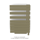Acova - Fassane Spa Asym EL +Air, droite, Yellow Grey, 500W, H 870mm / L 550mm
