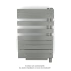 Acova - Fassane Spa Asym EL +Air, droite, Grey Aluminium, 500W, H 870mm / L 550mm