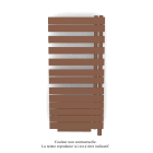 Acova - Fassane Spa Asym EL +Air, droite, Terracotta, 750W, H 1248mm / L 550mm