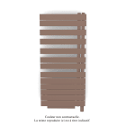 Acova - Fassane Spa Asym EL +Air, droite, Terracotta Faded, 750W,H 1248mm / L 550mm