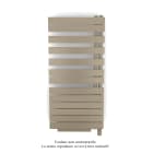 Acova - Fassane Spa Asym EL +Air, droite, Beige Quartz, 750W, H 1248mm / L 550mm