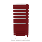 Acova - Fassane Spa Asym EL +Air, droite, Ruby Red, 750W, H 1248mm / L 550mm
