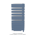 Acova - Fassane Spa Asym EL +Air, droite, Pigeon Blue, 750W, H 1248mm / L 550mm