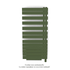 Acova - Fassane Spa Asym EL +Air, droite, Olive Green, 750W, H 1248mm / L 550mm